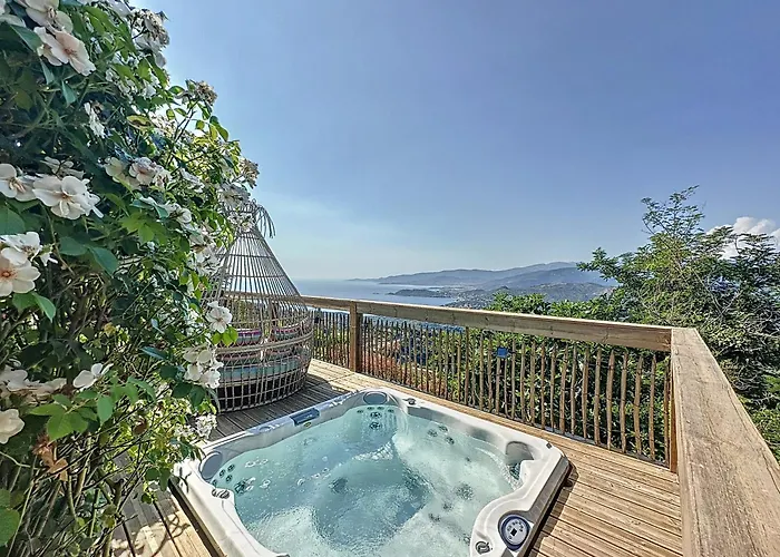아파트 Petit Coin De Paradis, Vue Panoramique &montagne, Piscine Privee... 칼카토지오